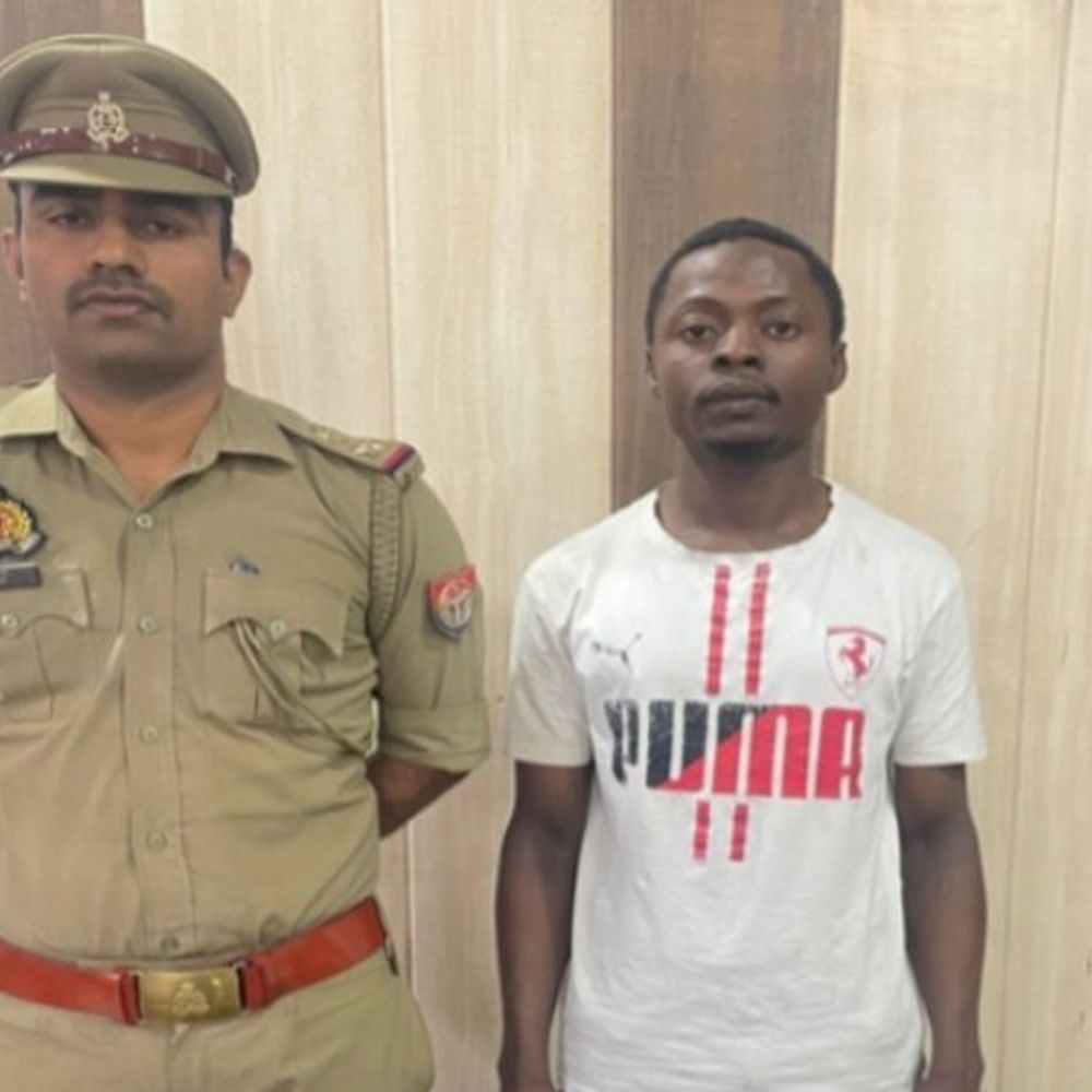 नाइजीरियन उमर का पासपोर्ट, लेपटॉप और फोन जब्त:पुलिस ने नोटिस देकर छोड़ा, बिना अनुमति नहीं जा सकेगा बाहर, 16 शिकायतें आईं सामने