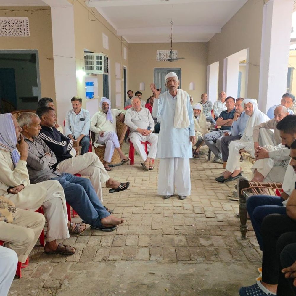 मुजफ्फरनगर में विधायक पंकज मलिक के पुतला दहन पर पंचायत:सर्व समाज ने जताया विरोध, 2027 चुनाव में जवाब देने की चेतावनी