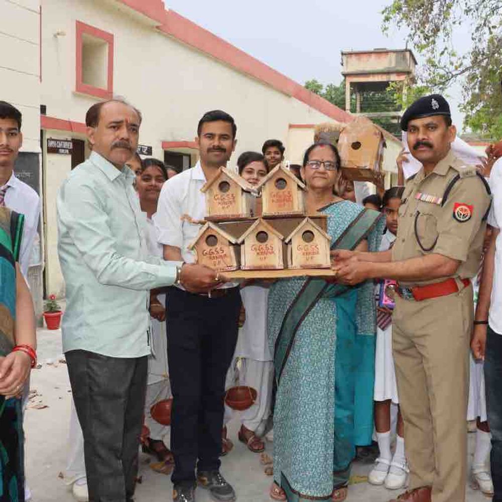 पीएसी ने मनाया विश्व गौरैया दिवस:'एक पेड़-एक बच्चा' पहल, स्मार्ट ट्री व आधुनिक स्कूल सुविधाएं लॉन्च