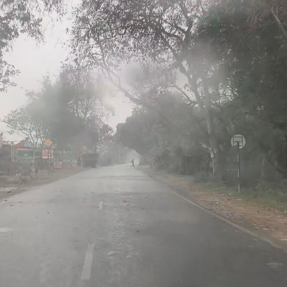 लखीमपुर खीरी में बेमौसम बारिश, किसानों की चिंता बढ़ी:शुक्रवार सुबह से बदला मौसम, गेहूं सहित अन्य फसलों को नुकसान का डर