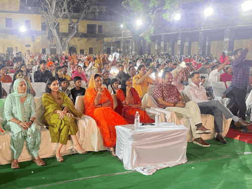 झालावाड़ में सांस्कृतिक संध्या में उमड़े लोग:"राजस्थान फेस्टिवल" में लोक कलाकारों ने किया शानदार परफॉर्म