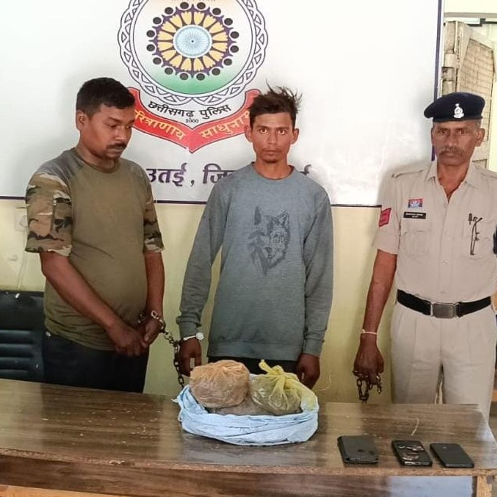 दुर्ग में 3 गांजा तस्कर गिरफ्तार:  नेवई-उतई पुलिस ने 6.5 किलो गांजा जब्त किया, आरोपी न्यायिक रिमांड पर – durg-bhilai News