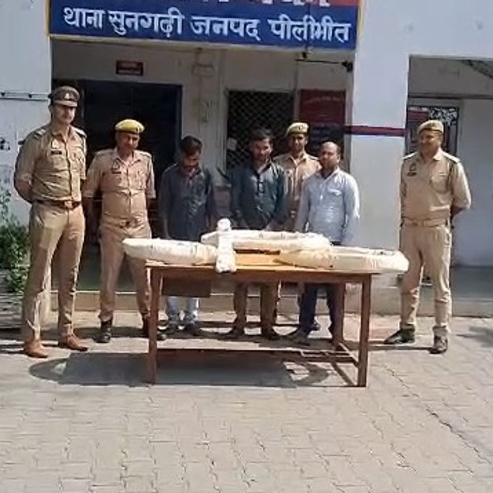 पीलीभीत में 33 केवी लाइन से तार चोरी:अंतरजनपदीय गिरोह के तीन सदस्य गिरफ्तार, 55 किलो तार बरामद