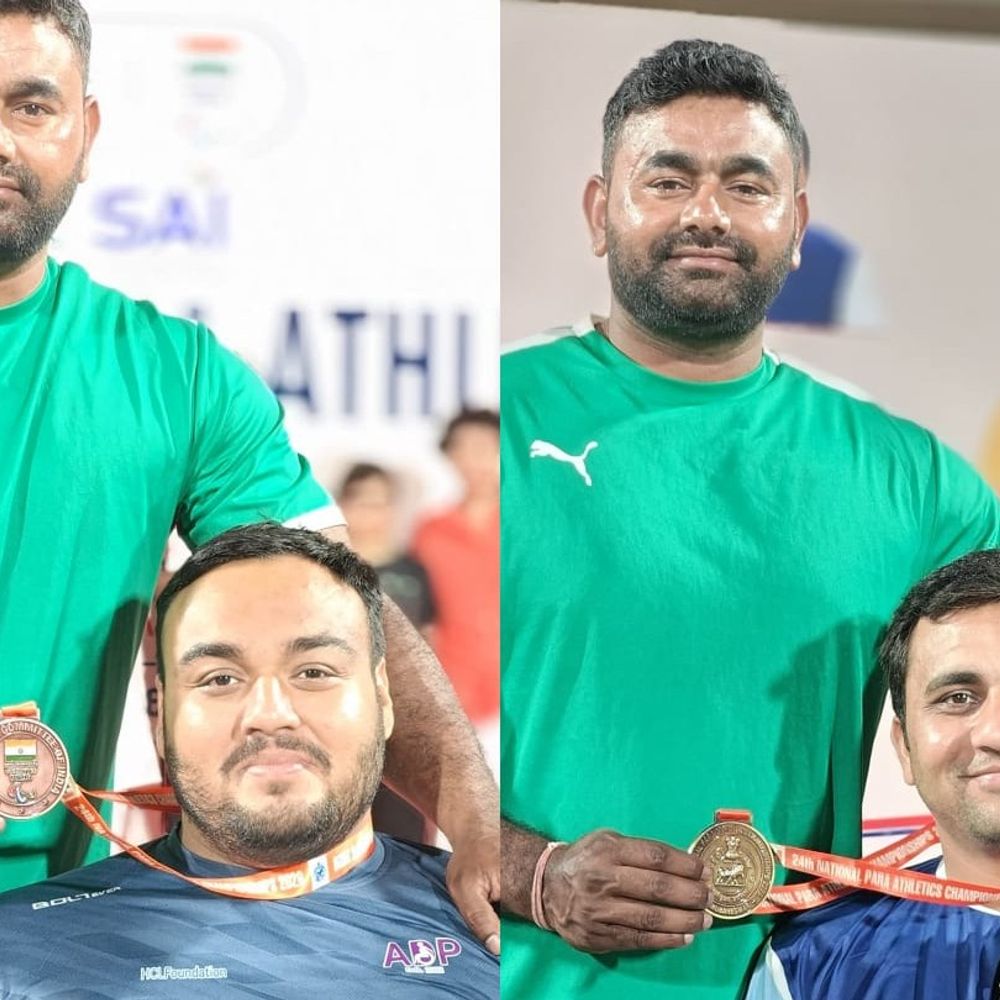 मेरठ के खिलाड़ियों का पैरा नेशनल चैंपियनशिप में शानदार प्रदर्शन:भुवनेश्वर में शॉटपुट में आयुष वर्मा ने गोल्ड, अनमोल वशिष्ठ ने जीता ब्रॉन्ज