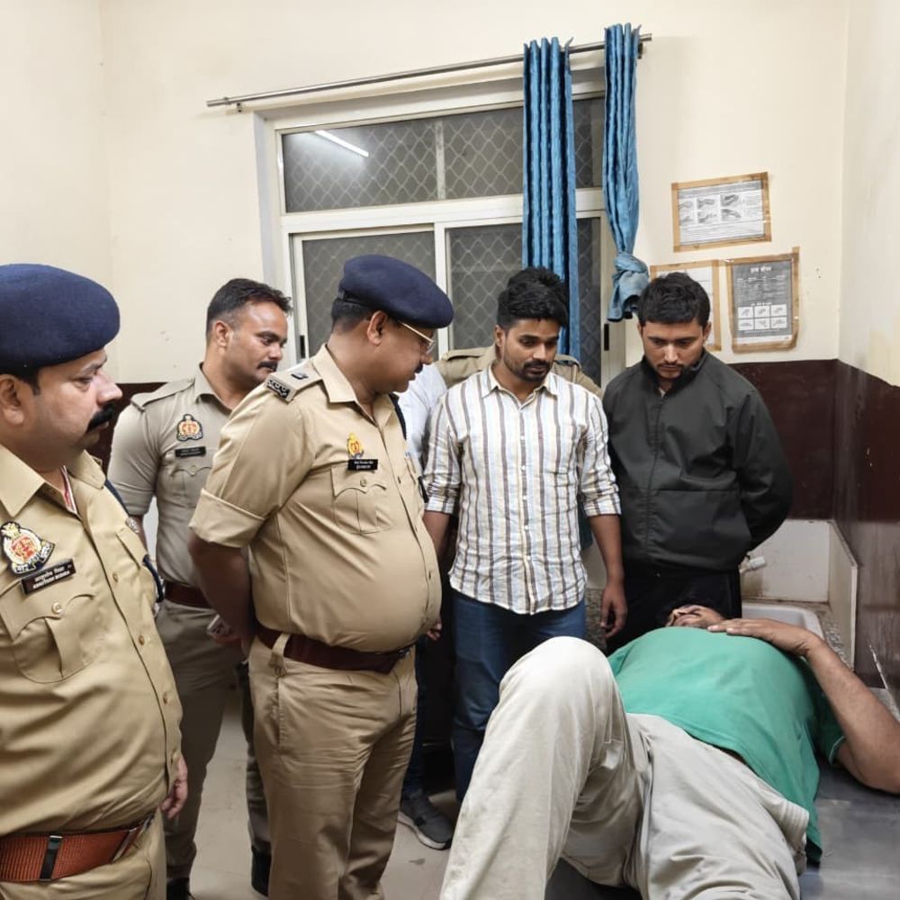 प्रतापगढ़ में पुलिस-बदमाश मुठभेड़:25 हजार के इनामी हिस्ट्रीशीटर को गोली लगी, सिपाही भी घायल