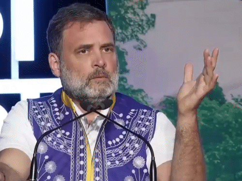 राहुल वडोदरा में बोले-मोदी 100% ट्रम्प के कंट्रोल में हैं:दावा किया- मोदी ने ट्रम्प से कहा कि बिना पूछे किसी से तेल नहीं खरीदेंगे