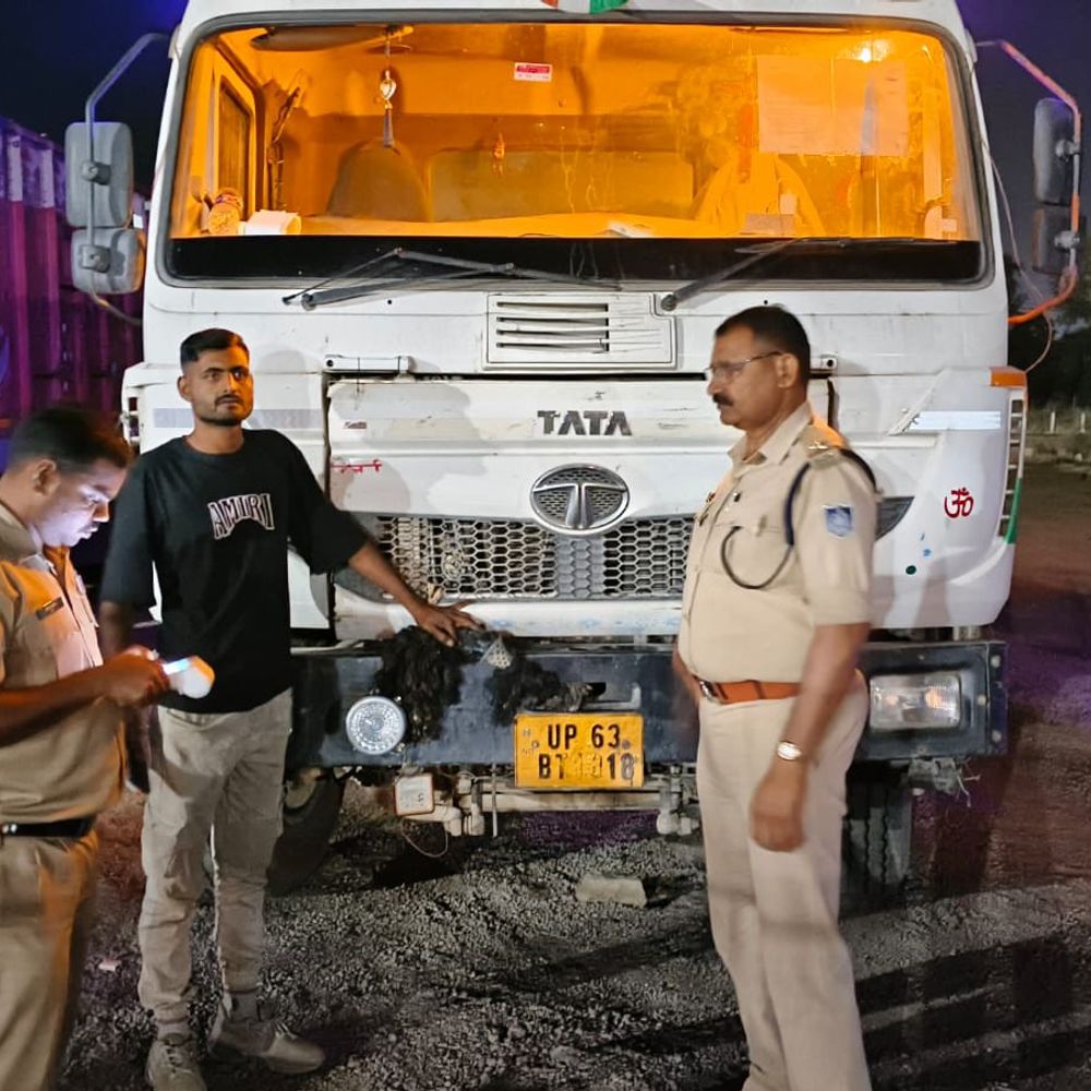 मऊगंज में 6 भारी वाहनों पर कार्रवाई:  नो-एंट्री तोड़ने पर ₹30 हजार का जुर्माना वसूला गया – Mauganj News