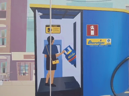 गुरुग्राम में खुला देश का पहला LPG एटीएम:बिना वेटिंग के सिर्फ 2 मिनट में मिलेगा भरा हुआ सिलेंडर, 24 घंटे सेवा उपलब्ध