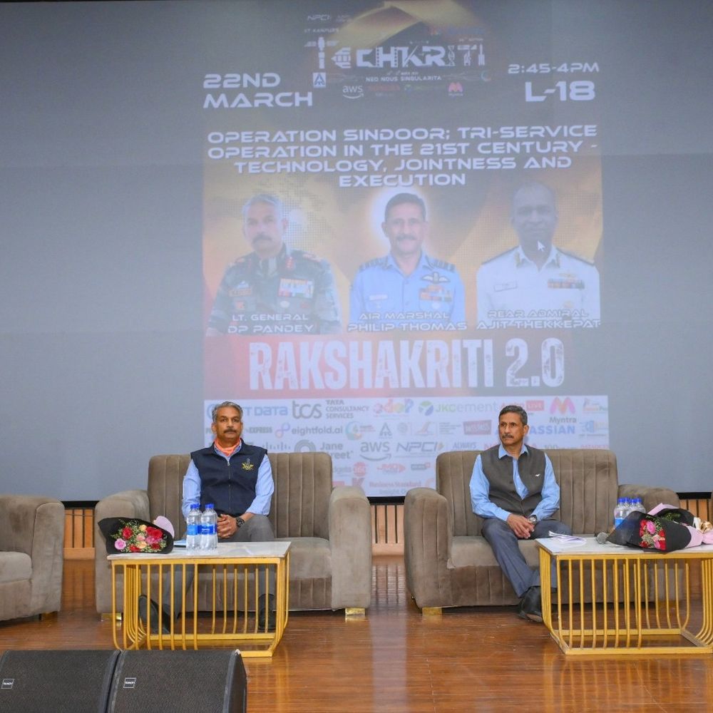 आर्मी, नेवी और एयरफोर्स के संयुक्त संचालन पर मंथन:देर रात सचिन-जिगर के गानों पर झूमें आईआईटीयंस, टेककृति का हुआ समापन