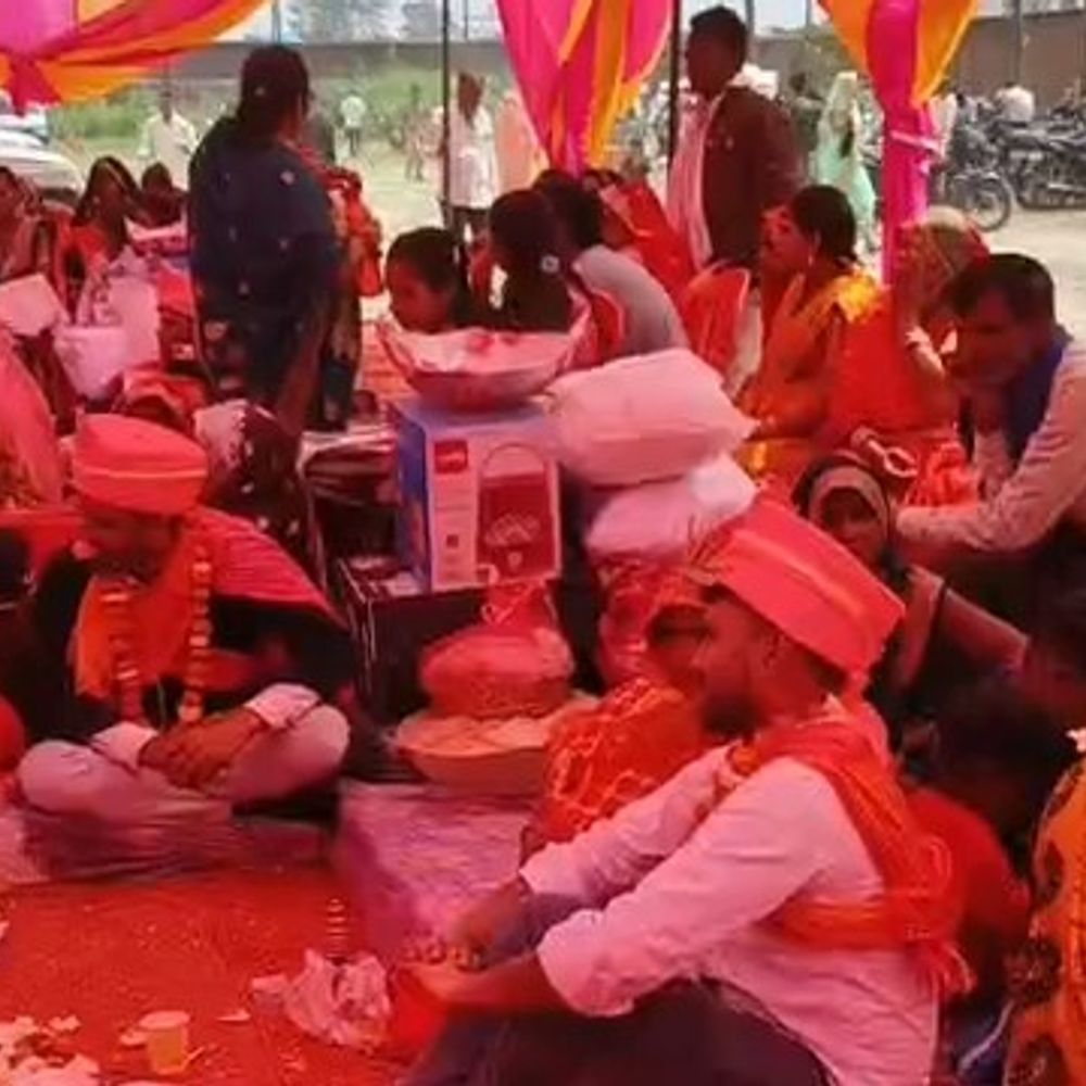 दो बच्चों का बाप मौसेरी बहन से शादी करने पहुंचा:कन्नौज में सामूहिक विवाह योजना से भागा, योजना का लाभ उठाने का था प्लान