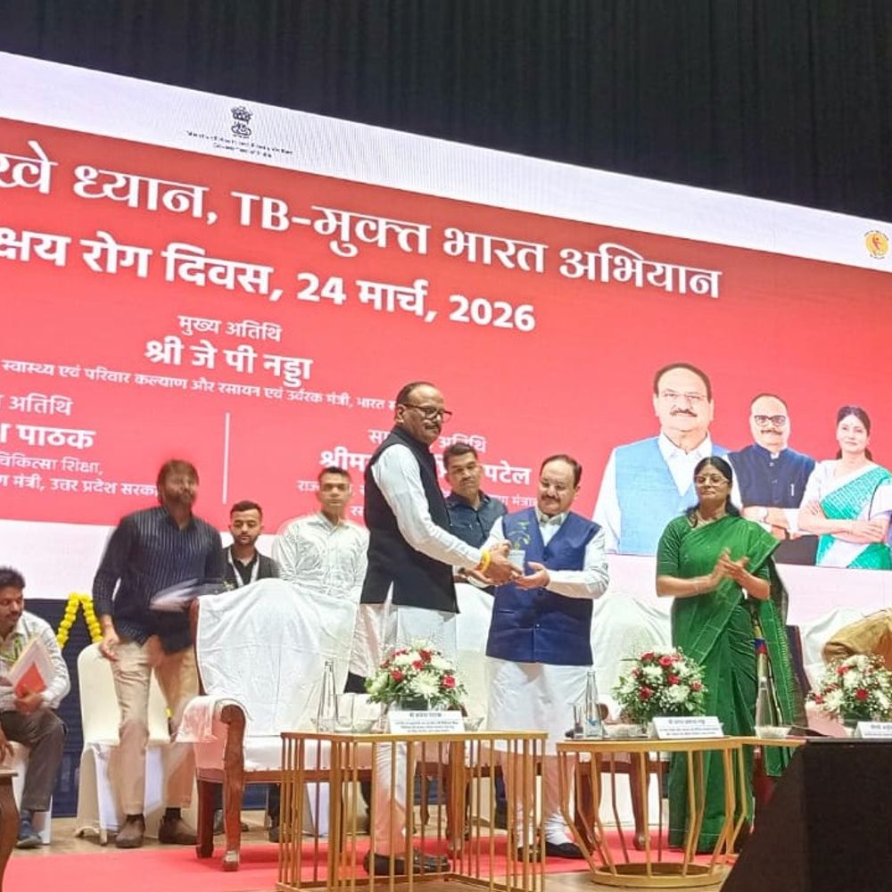 जेपी नड्डा ने 100 दिवसीय टीबी मुक्त भारतअभियान किया शुरू:ग्रेटर नोएडा में टीबी मुक्त भारत ऐप व अर्बन वार्ड इनिशिएटिव का उद्घाटन