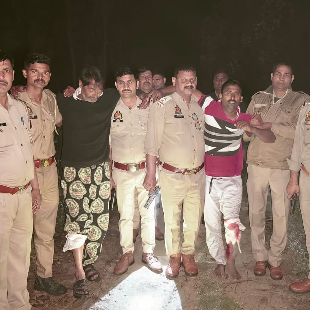 बरेली में पुलिस की बदमाशों से मुठभेड़:पशु तस्करी के दो आरोपी गिरफ्तार, दोनों के पैर में लगी गोली