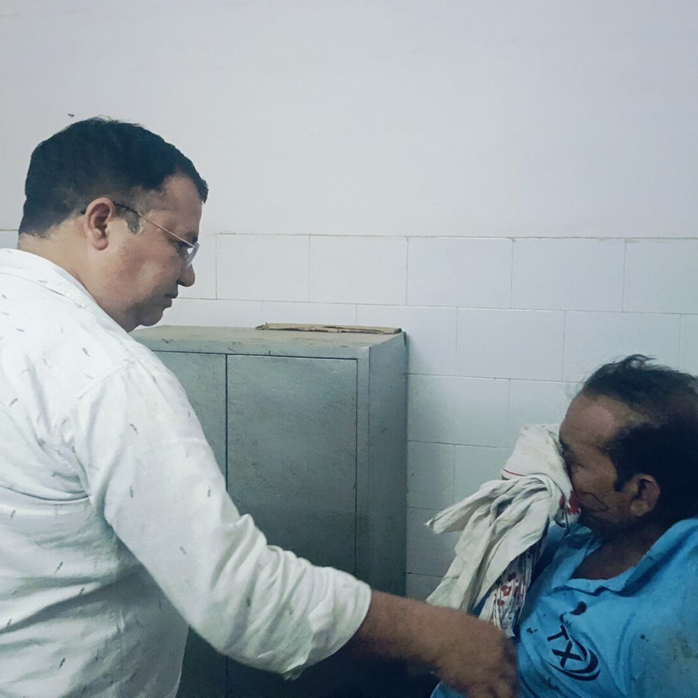 शमशाबाद में चाइनीज मांझे से तीन लोग जख्मी:एक की नाक, दूसरे की आंख और तीसरे की उंगली कटी, गंभीर हालत में जिला अस्पताल रेफर