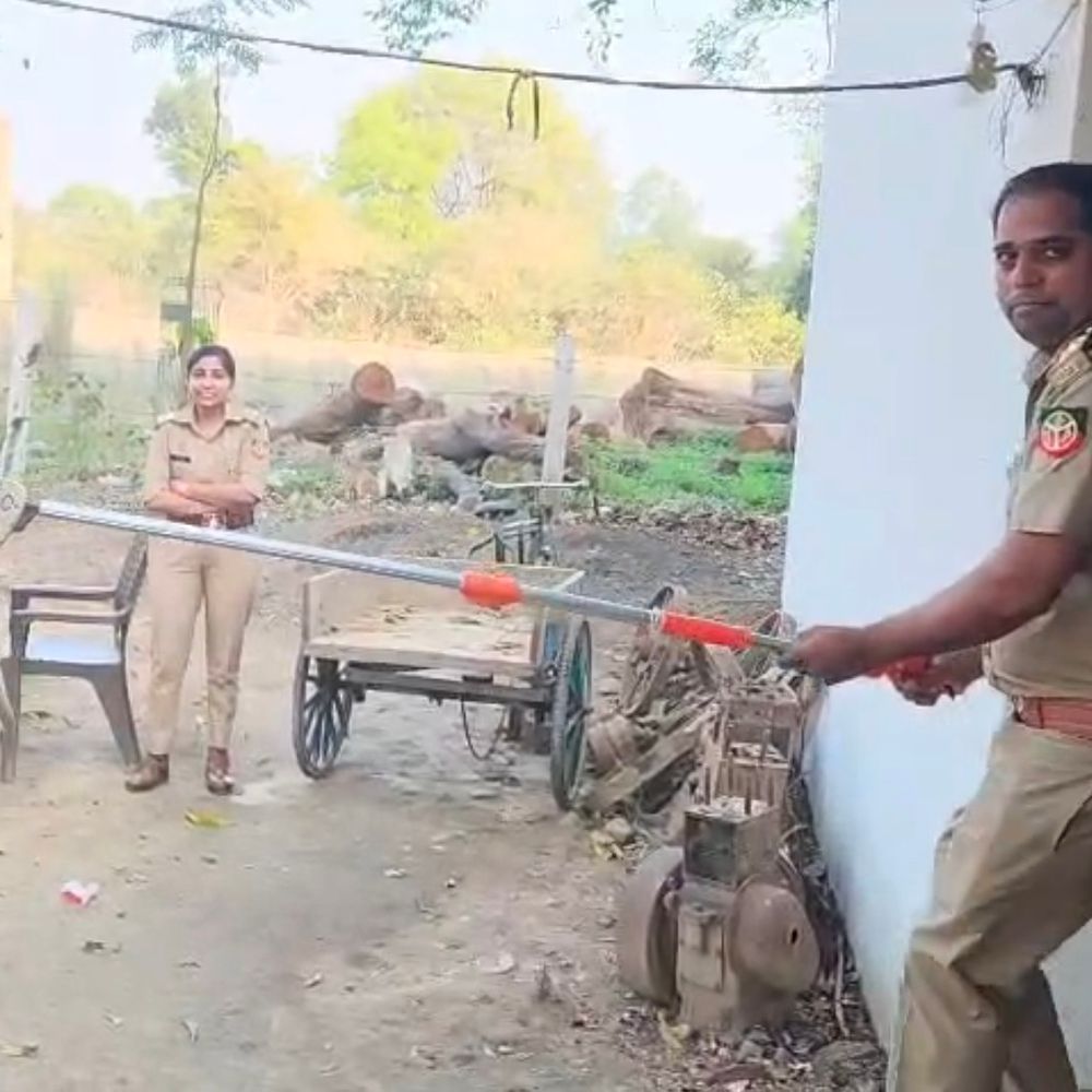 बाराबंकी के रामनगर रेंज परिसर में मिला जहरीला रसेल वाइपर:वन विभाग की टीम पहुंची, सुरक्षित रेस्क्यू कर जंगल में छोड़ा