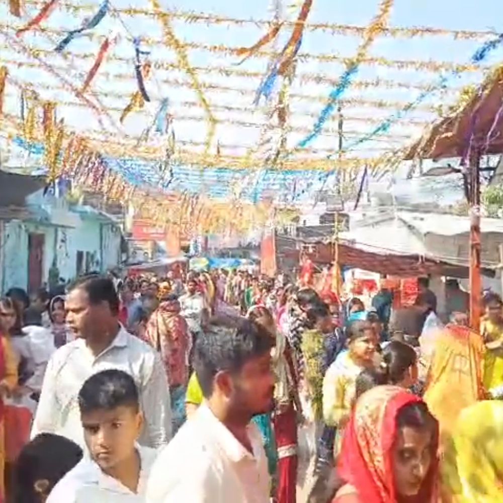 चैत्र नवरात्र के सातवें दिन कालियावाला मंदिर में भीड़:भक्तों ने मांगी सुख-समृद्धि की मन्नत, सुरक्षा को लेकर पुलिसकर्मी तैनात