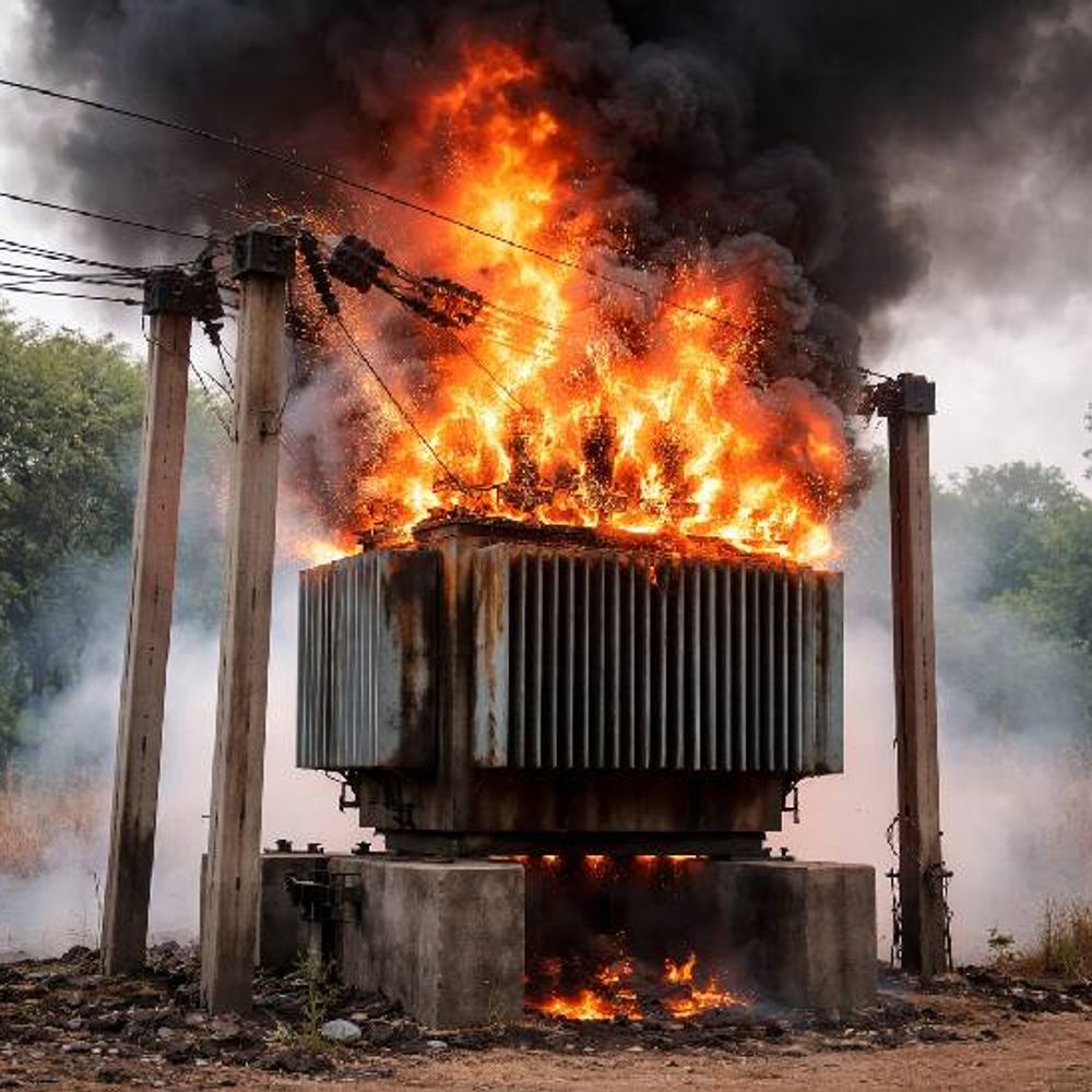 ट्रांसफार्मर जलने पर अधीक्षण अभियंता पर होगी कार्रवाई:यूपीपीसीएल अध्यक्ष डॉ. आशीष गोयल ने निदेशक (तकनीकी) सहित 6 अधिकारियों पर की कार्रवाई