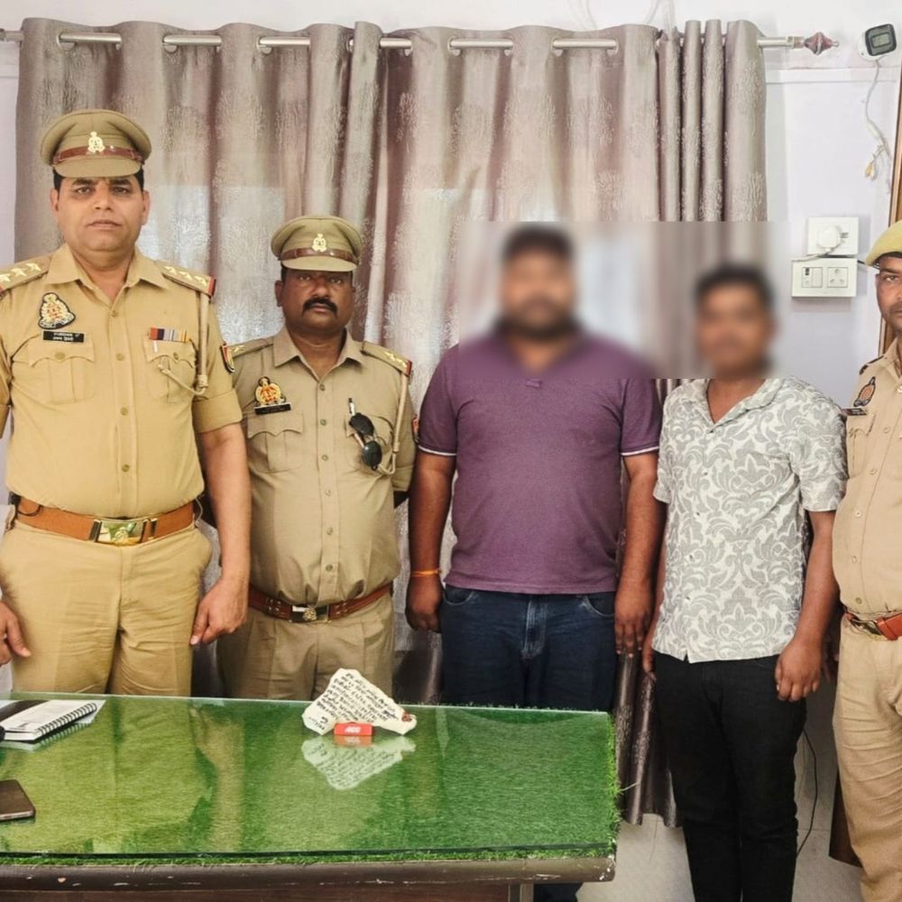 सुल्तानपुर का कल्याणपुर गोलीकांड, दो आरोपी गिरफ्तार:जौनपुर निवासी विशाल और अभिनव पर 25 हजार का इनाम था