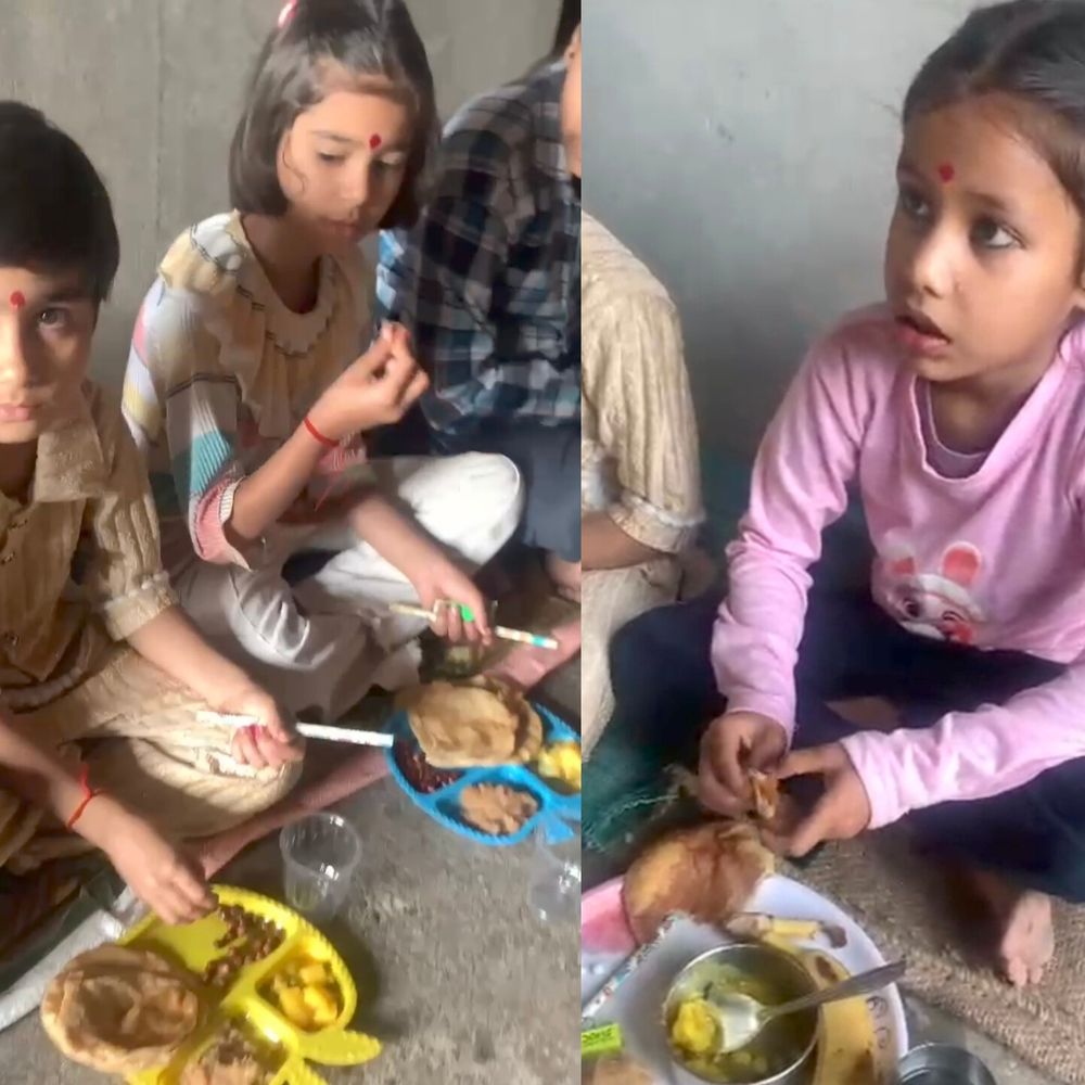 मुजफ्फरनगर में दुर्गा अष्टमी का पर्व मनाया गया:मां महागौरी की पूजा और कन्या पूजन के साथ नवरात्रि व्रत संपन्न