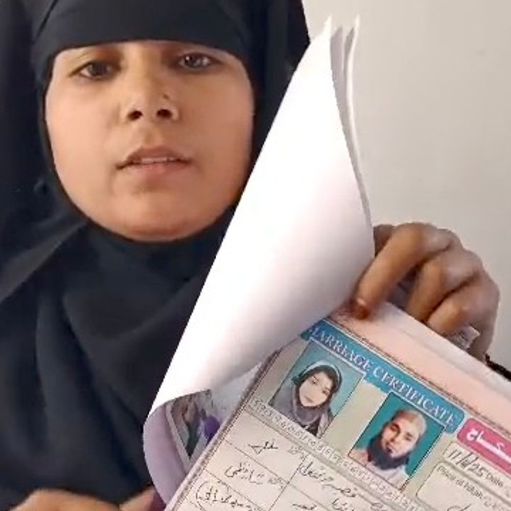 मदरसा छात्रा बोली- मौलवी से मर्जी से किया निकाह:10 महीने से एक-दूसरे को जानते थे, परिजनों ने लगाया था भगाने का आरोप