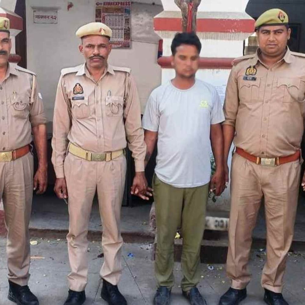 जज की भतीजी की सगाई से हार चुराने वाला गिरफ्तार:प्रयागराज में चार साल से छका रहा था पुलिस को, 25 हजार का इनाम था सिर पर