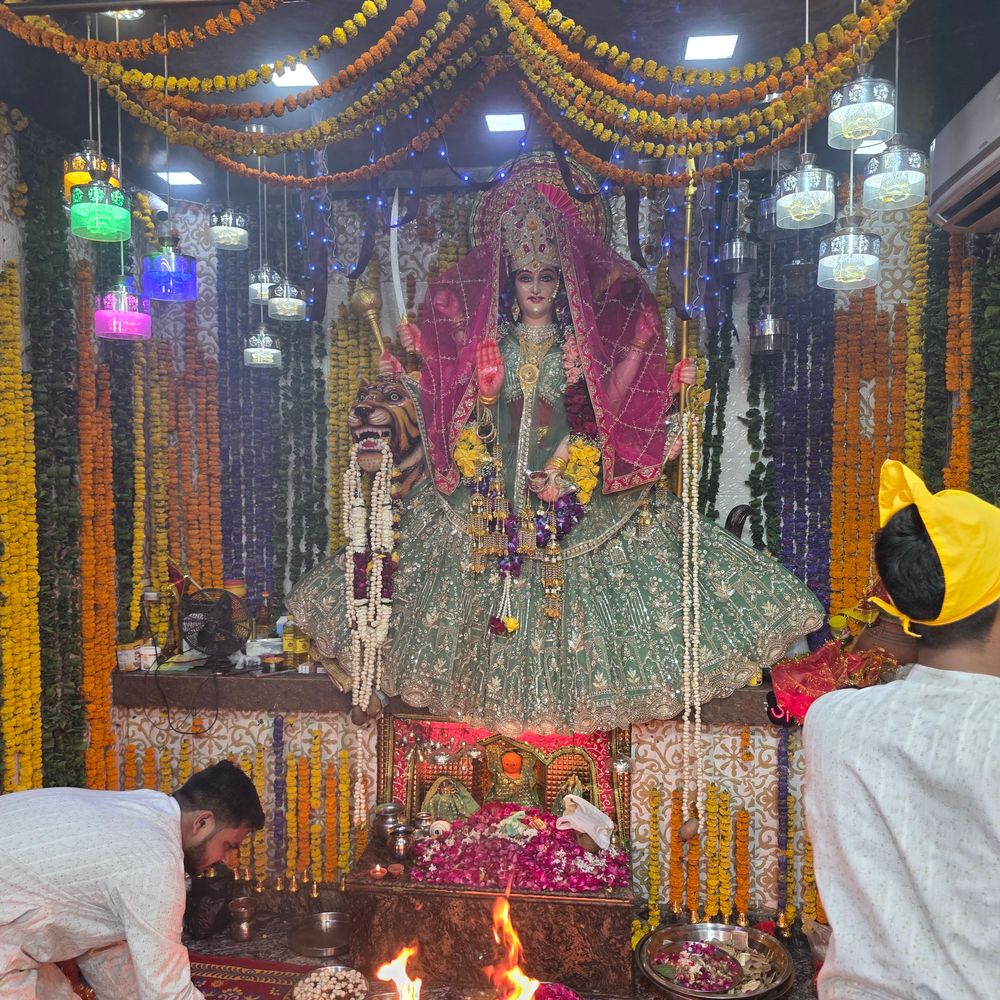 संभल के चामुंडा मंदिर में चैत्र नवरात्र मेला संपन्न:अंतिम दिन 5000 से अधिक श्रद्धालुओं ने किए दर्शन, महाआरती में 1000 लोग शामिल हुए