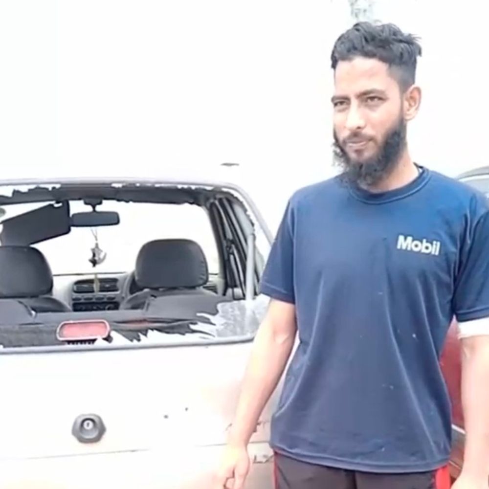 संभल में रंगदारी न देने पर युवक पर हमला:गाड़ियों में की तोड़फोड़, पुलिस ने जांच शुरू की