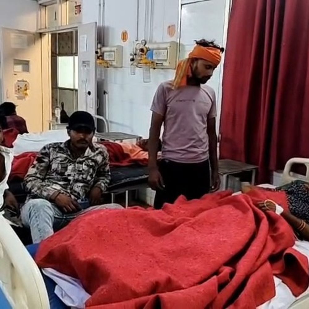 महोबा में मंदिर में मधुमक्खियों का हमला:हवन के धुएं से भड़कीं, मां-बेटे समेत कई घायल