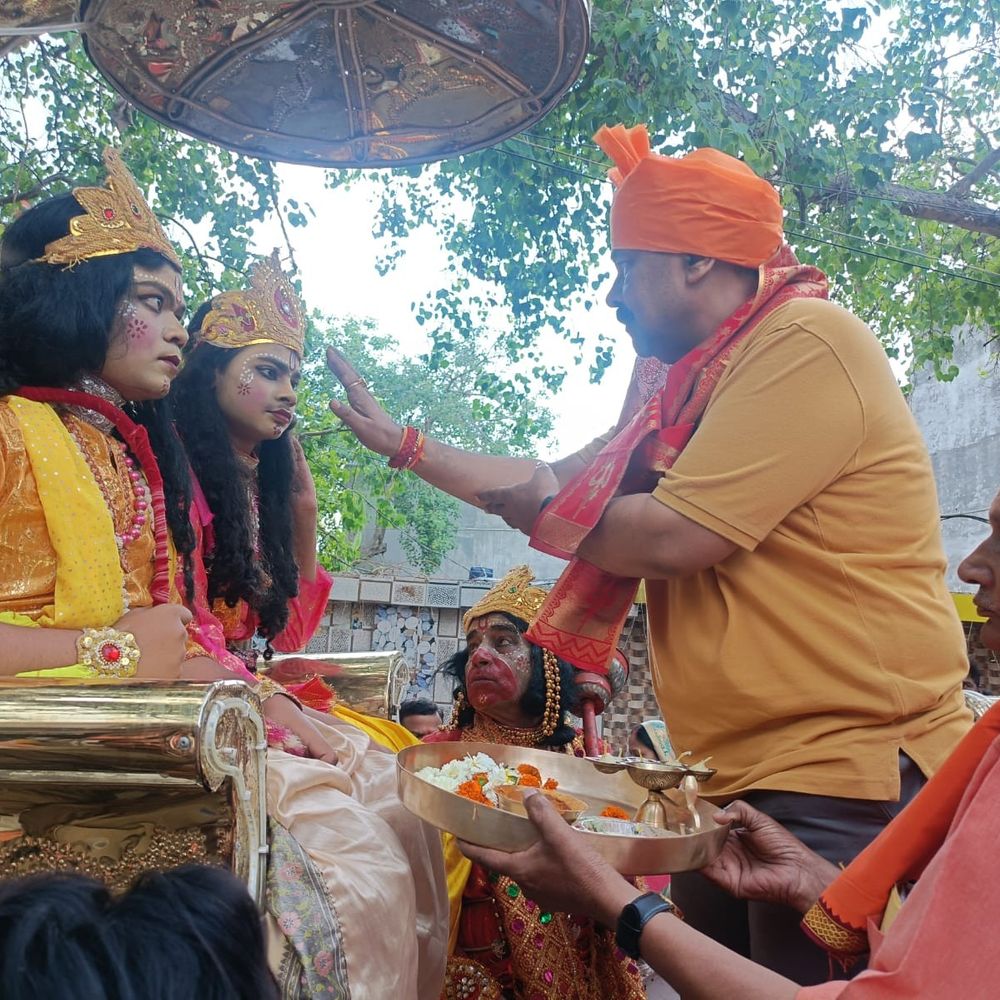 उन्नाव में रामनवमी पर भव्य शोभायात्रा निकली:सिद्धनाथ मंदिर से खंडेश्वर मंदिर तक निकला जुलूस, भक्तों की उमड़ी भीड़