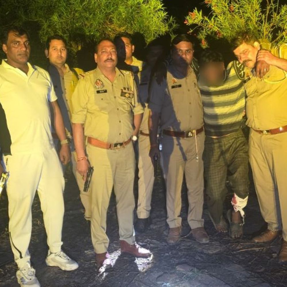 सहारनपुर में मुठभेड़ में हिस्ट्रीशीटर के लगी गोली:अरेस्ट बदमाश पर 10 मुकदमें है दर्ज, एक बदमाश फरार