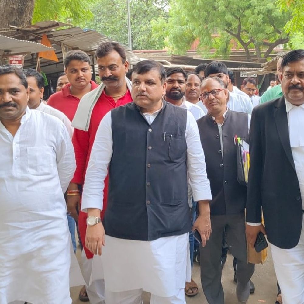 आप सांसद संजय सिंह मामले की सुनवाई टली:सुल्तानपुर कोर्ट में 6 अप्रैल की डेट दी, पिछली पेशी पर नहीं आए थे गवाह