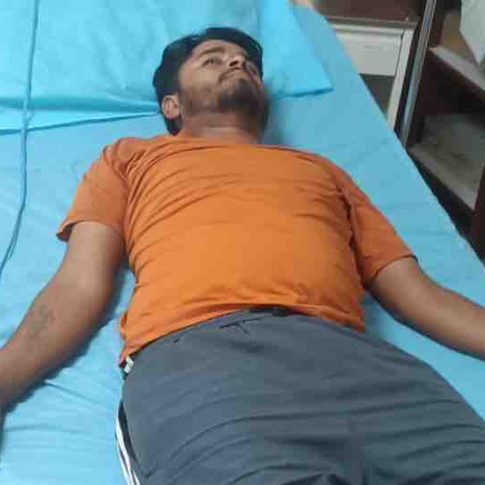 नंदग्राम में पुलिस ने बचाई युवक की जान:घरेलू विवाद के बाद सुसाइड करने जा रहा था, अस्पताल में भर्ती