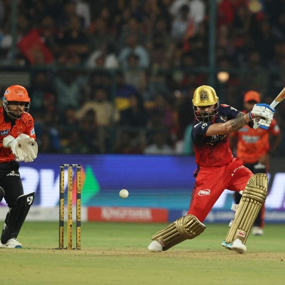 IPL- हैदराबाद ने बेंगलुरु को 202 रन का टारगेट दिया:RCB ने 2 गेंद पर 2 विकेट गंवाए, पाटीदार-जितेश आउट; कोहली ने फिफ्टी लगाई