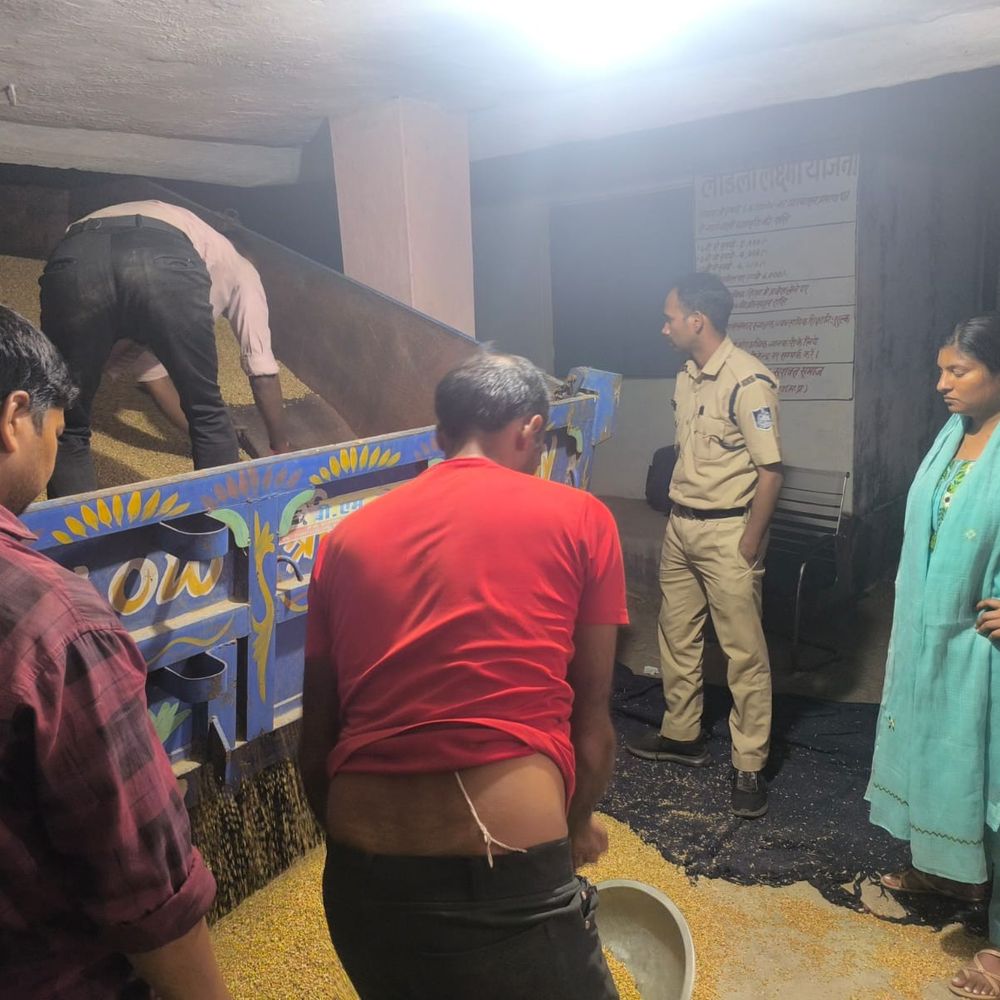 सरकारी जमीन से कब्जा हटाने फसल कटवाई:  सतना में बेदखली के आदेश के बाद भी नहीं छोड़ रहे थे जमीन, कार्रवाई की – Satna News