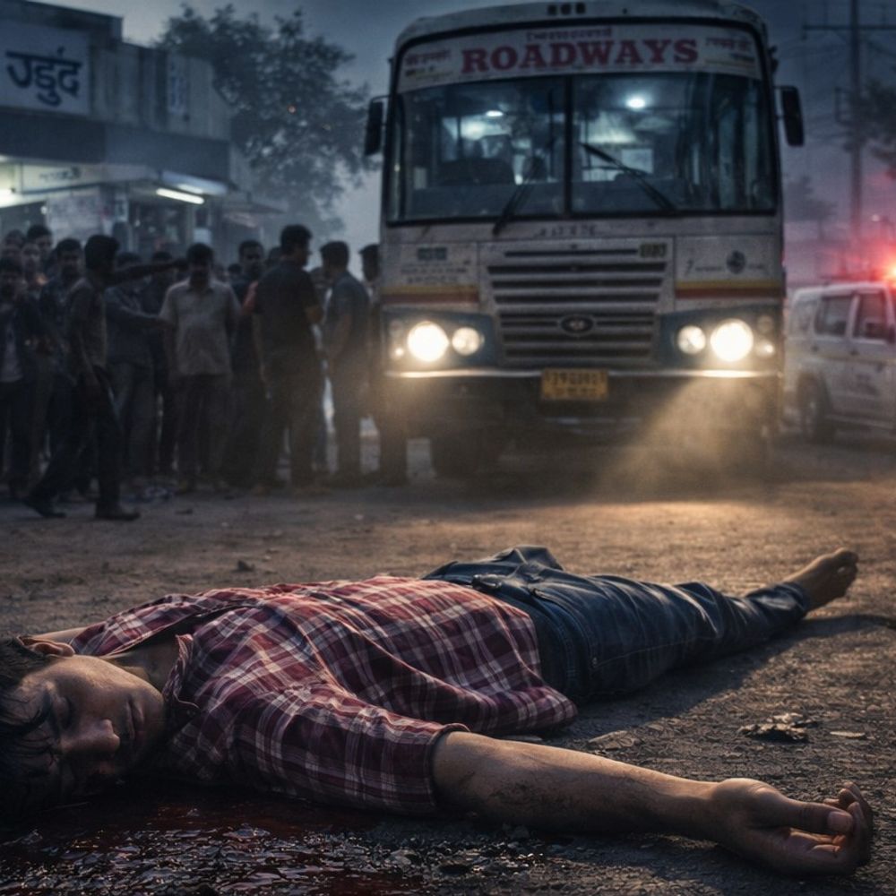मेरठ में रोडवेज बस की टक्कर से युवक की मौत:पुलिस फरार आरोपी चालक की तलाश में जुटी