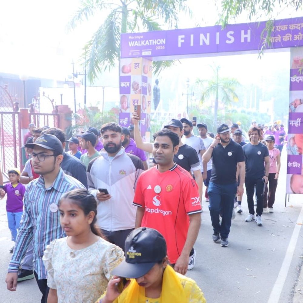 CCSU में “हर एक कदम उजाले की ओर” वॉकाथॉन आयोजित:नवजातों की आंखों की रोशनी बचाने का संदेश, ROP जागरूकता के लिए निकली वॉक