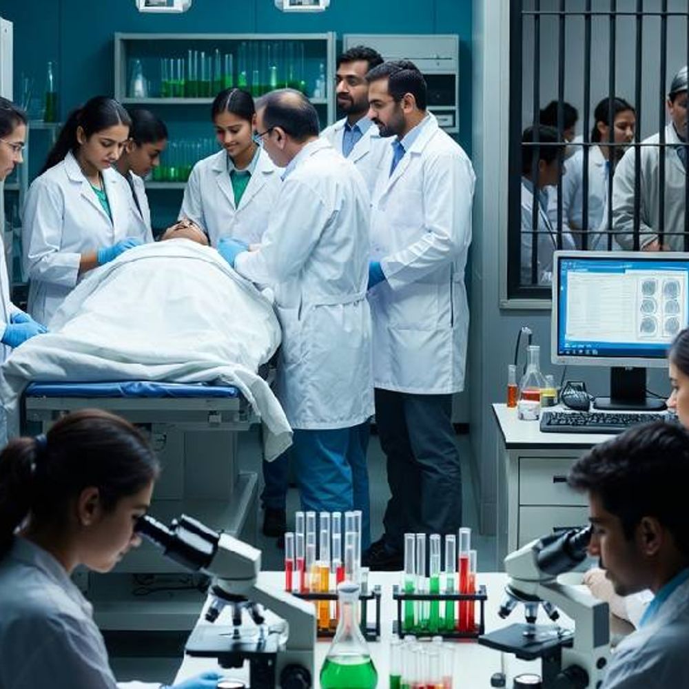 फॉरेंसिक छात्रों को जॉब रेडी बनाने की तैयारी:पोस्टमार्टम से लेकर जेल की केस स्टडी तक का व्यवहारिक प्रशिक्षण पाएंगे