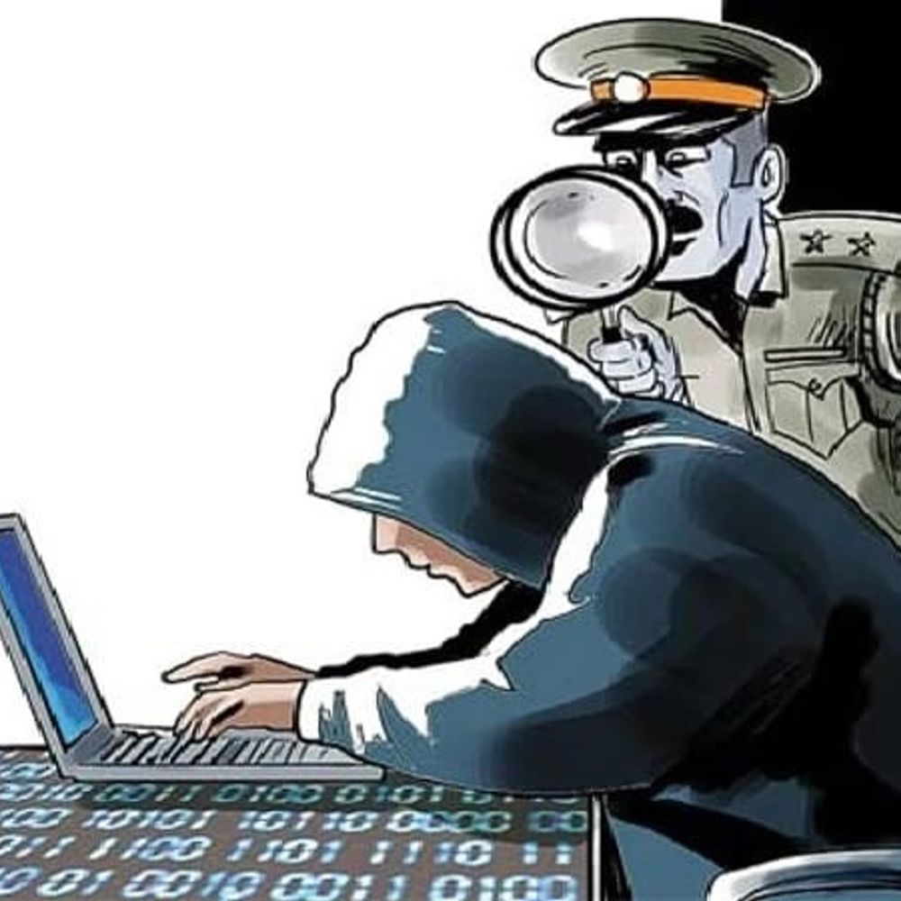 पुलिस का डर दिखाकर शिक्षक से 25 लाख ठगे:आतंकवादियों से संबंध होने का लगाया आरोप,पुलिस साइबर अपराधी की जांच में जुटी