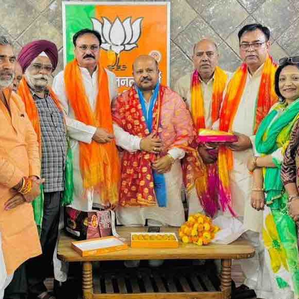 गाजियाबाद में नामित पार्षदों का BJP कार्यालय में स्वागत:मयंक गोयल ने दी शुभकामनाएं, जनता की सेवा का लिया संकल्प