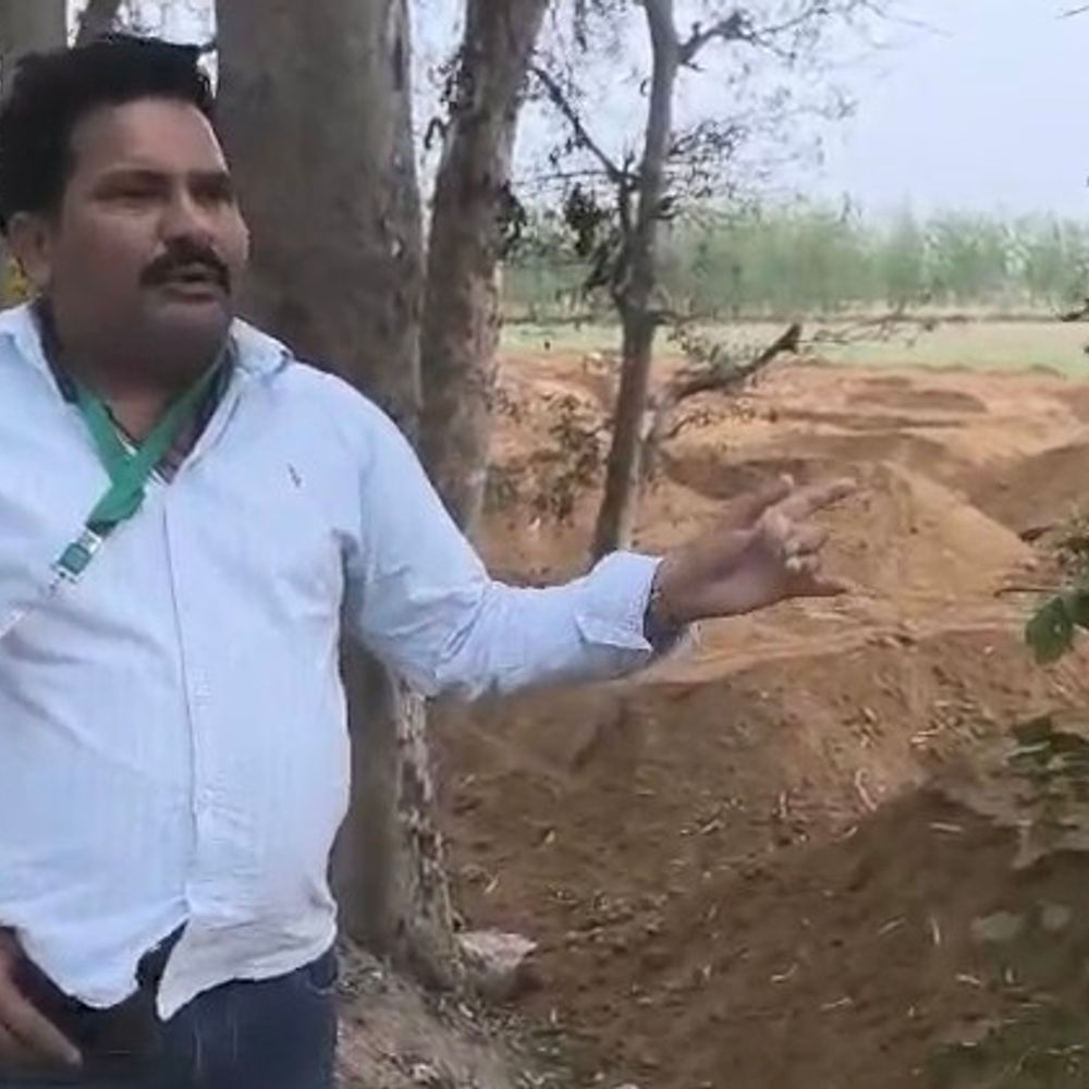 अवैध मिट्टी खनन पर किसान नेता ने प्रशासन को घेरा:मुजफ्फरनगर में तेजलहेड़ा चौराहे पर अवैध प्लॉट भराव, प्रशासन और विभागों पर गंभीर आरोप