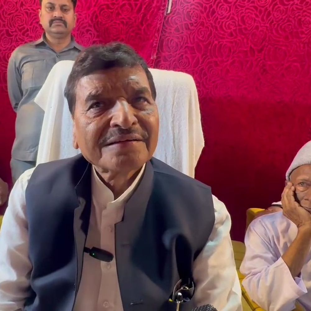 आजमगढ़ में बोले सपा महासचिव शिवपाल यादव:झूठ बोल रहे हैं भाजपा के लोग, देशहित में नहीं है भाजपा की विदेश नीति