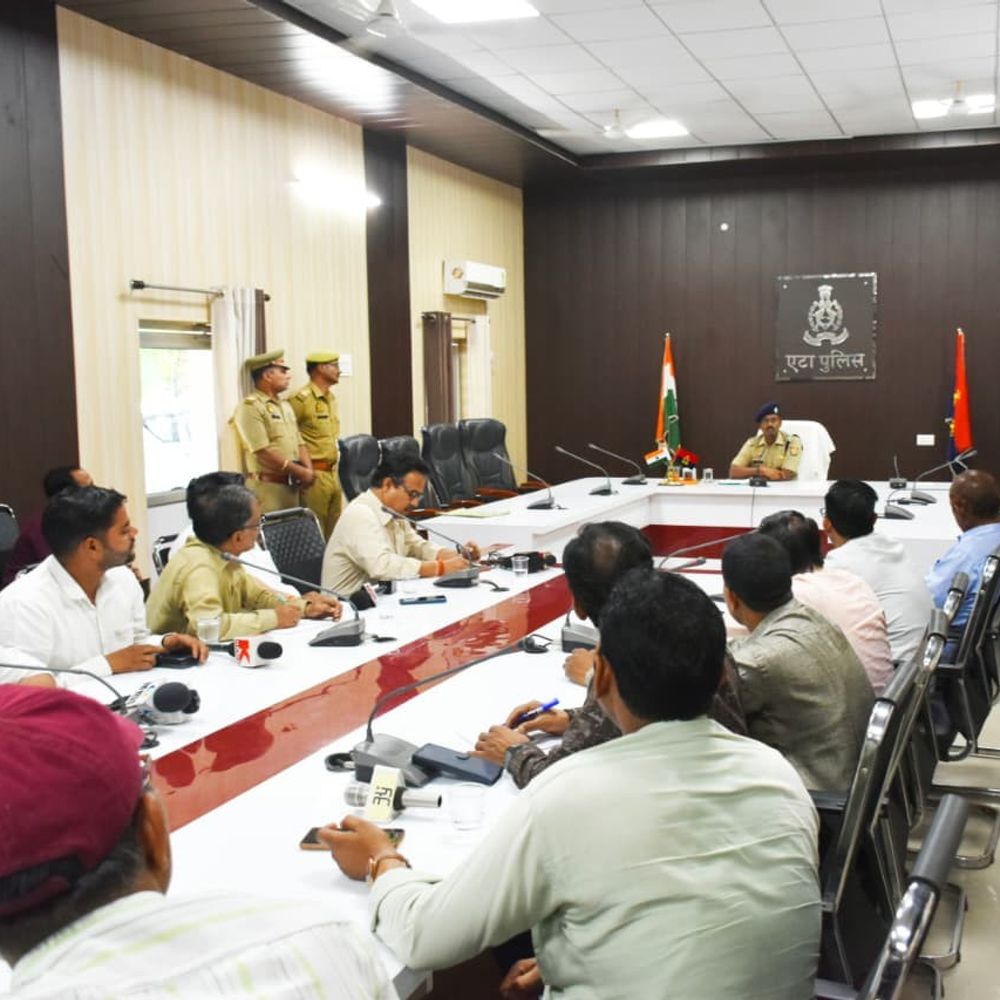 एटा के नए SSP ने संभाला पदभार:बोले- पुलिस व्यवस्था होगी दुरुस्त, अपराधियों पर कसी जाएगी नकेल