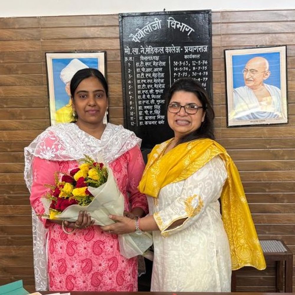 डॉ. अंशुल सिंह बनीं प्रयागराज मेडिकल पैथोलॉजी विभाग की HOD:डॉ. कंचन वर्मा के बाद संभाली कमान, पठन-पाठन व शोध पर जोर