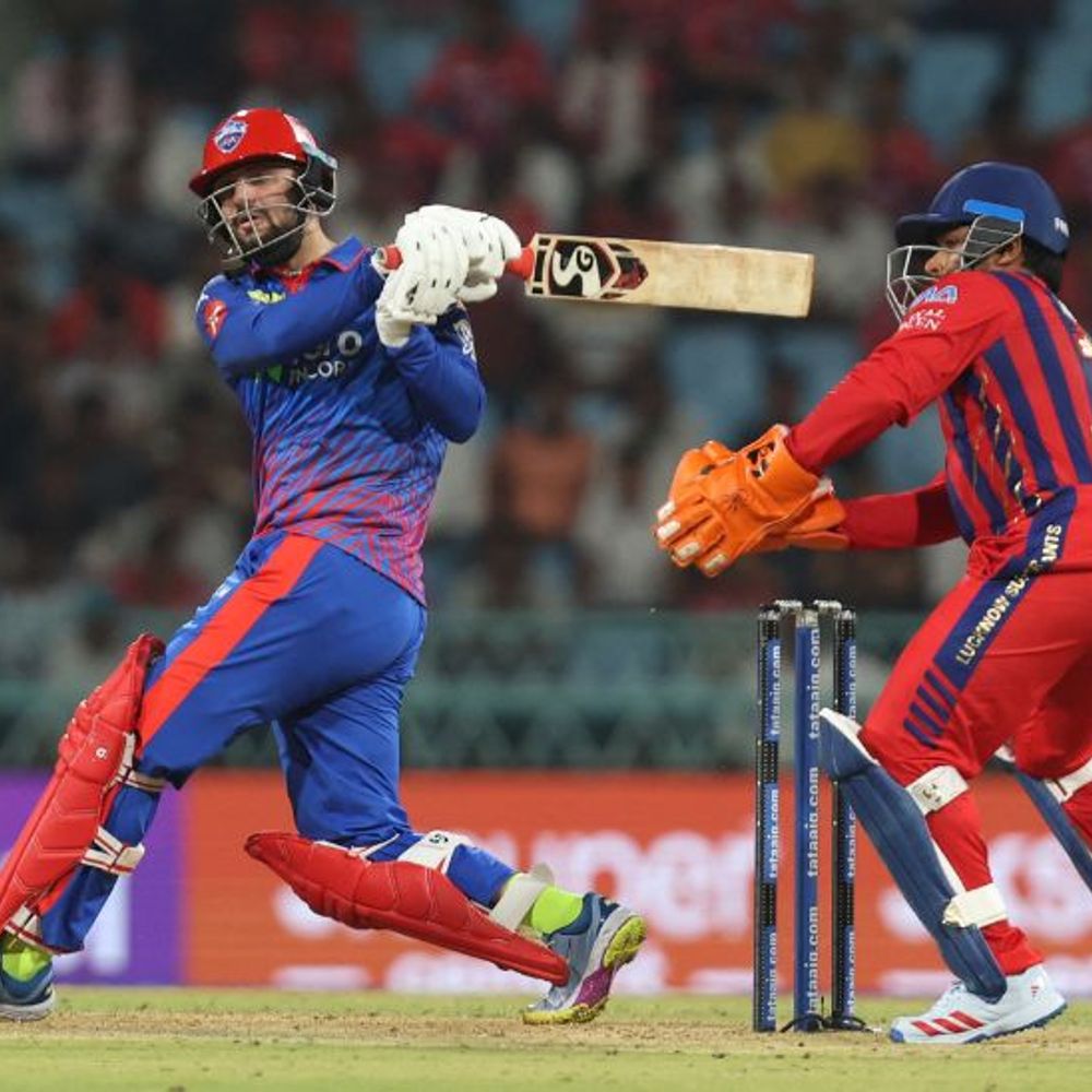 IPL- समीर रिजवी ने फिफ्टी लगाई:स्टब्स के साथ सेंचुरी पार्टनरशिप भी पूरी; लखनऊ ने दिल्ली को 142 का टारगेट दिया