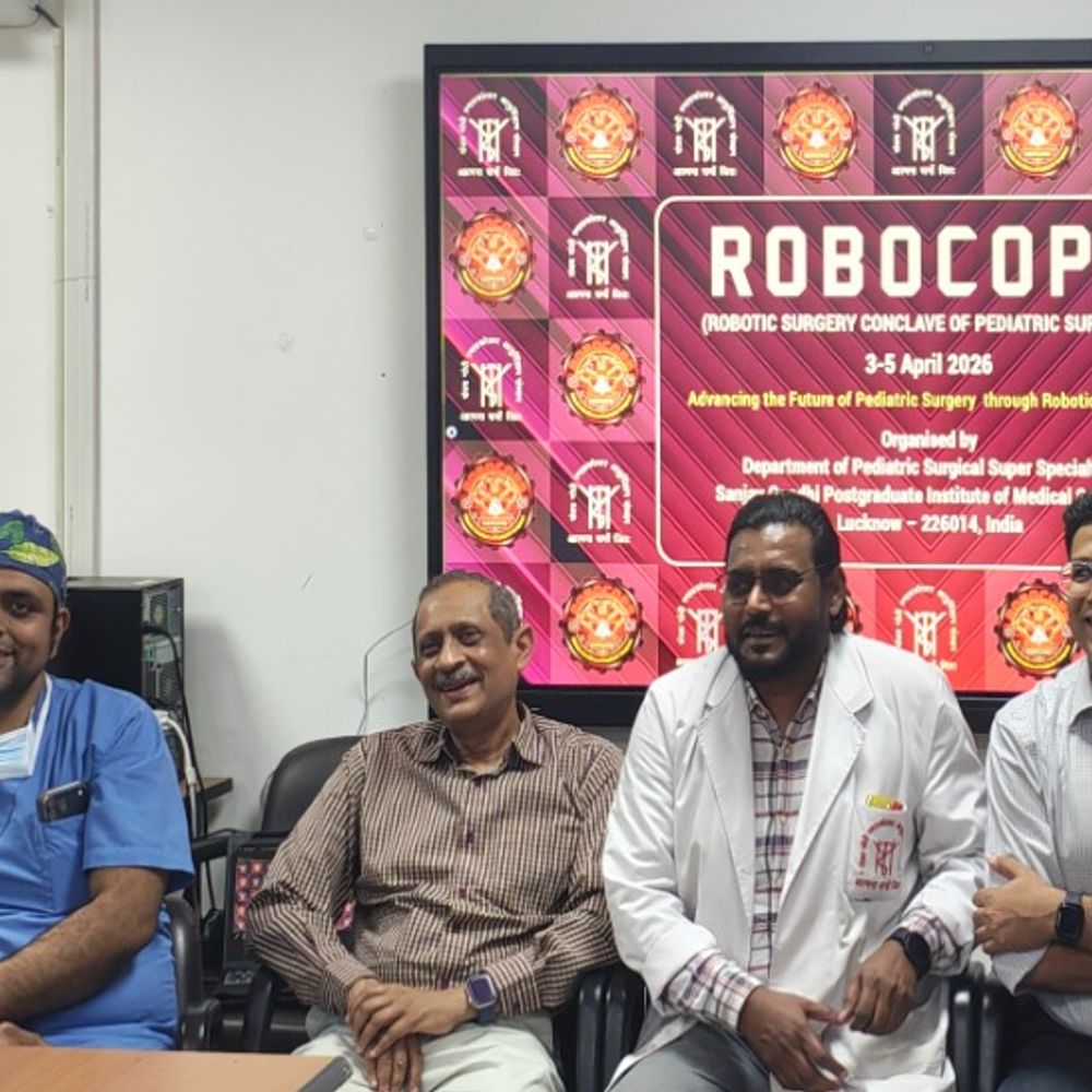लखनऊ में दिग्गज पीडियाट्रिक सर्जन जुटेंगे:SGPGI में 3 दिवसीय रोबोटिक सर्जरी सम्मेलन कल से, OT से लाइव स्ट्रीमिंग भी होगी