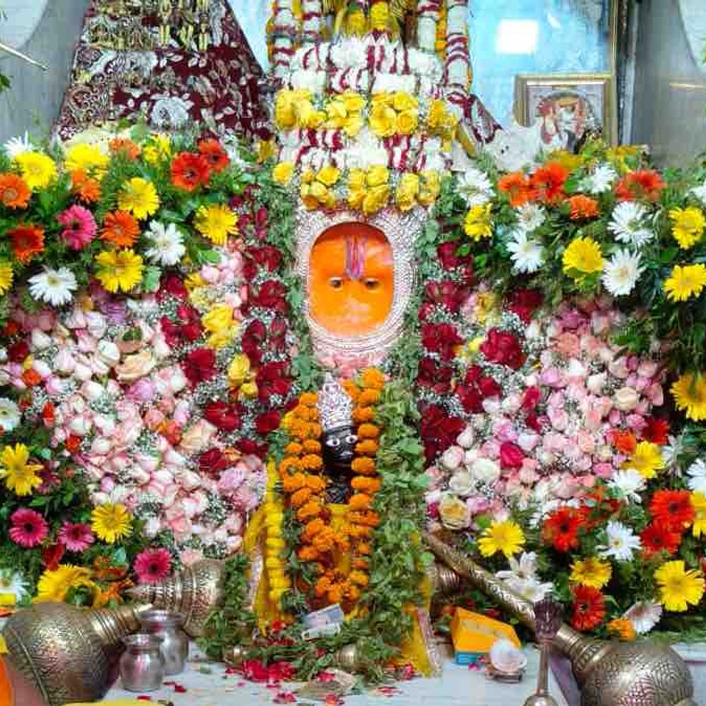 गोरखपुर में हनुमान जन्मोत्सव पर निकली विशाल पदयात्रा:सैकड़ों की संख्या में शामिल हुए श्रद्धालु, देर शाम होगा भंडारे का आयोजन