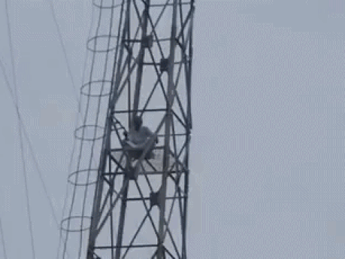 सोनीपत मिनी सचिवालय के पास टावर पर चढ़ा व्यक्ति:  खोखा संचालकों ने दी जानकारी; मौके पर पुलिस पहुंचने का इंतजार जारी – Sonipat News