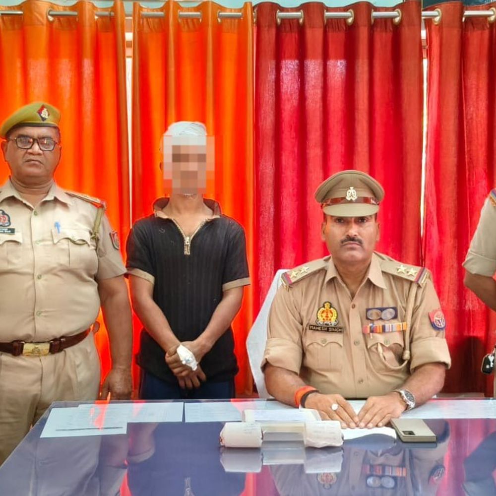 बस्ती में चाचा की हत्या का आरोपी गिरफ्तार:पुलिस ने अभियुक्त को न्यायालय भेजा, विभिन्न धाराओं में मुकदमा