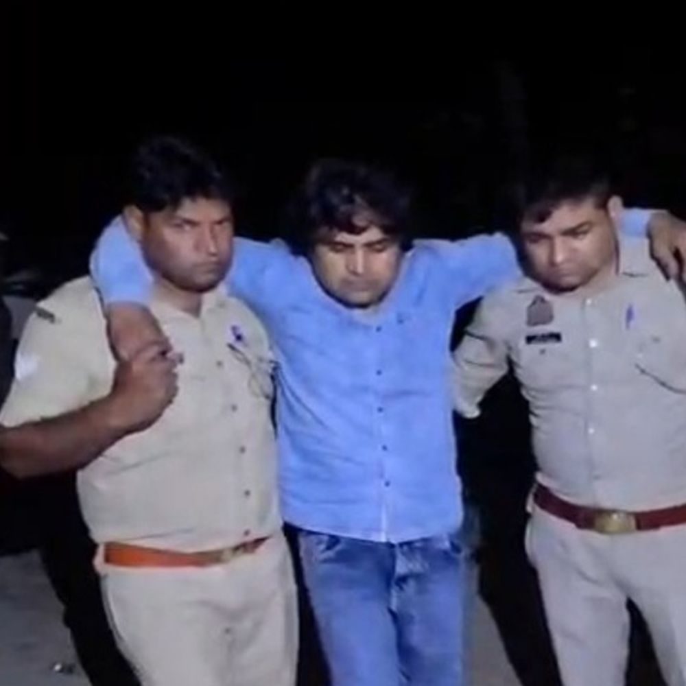 भाजपा नेता के घर हमला करने वाले दो बदमाश अरेस्ट:मथुरा में 13 मार्च को अटैक किया था, मुठभेड़ में पकड़े गए