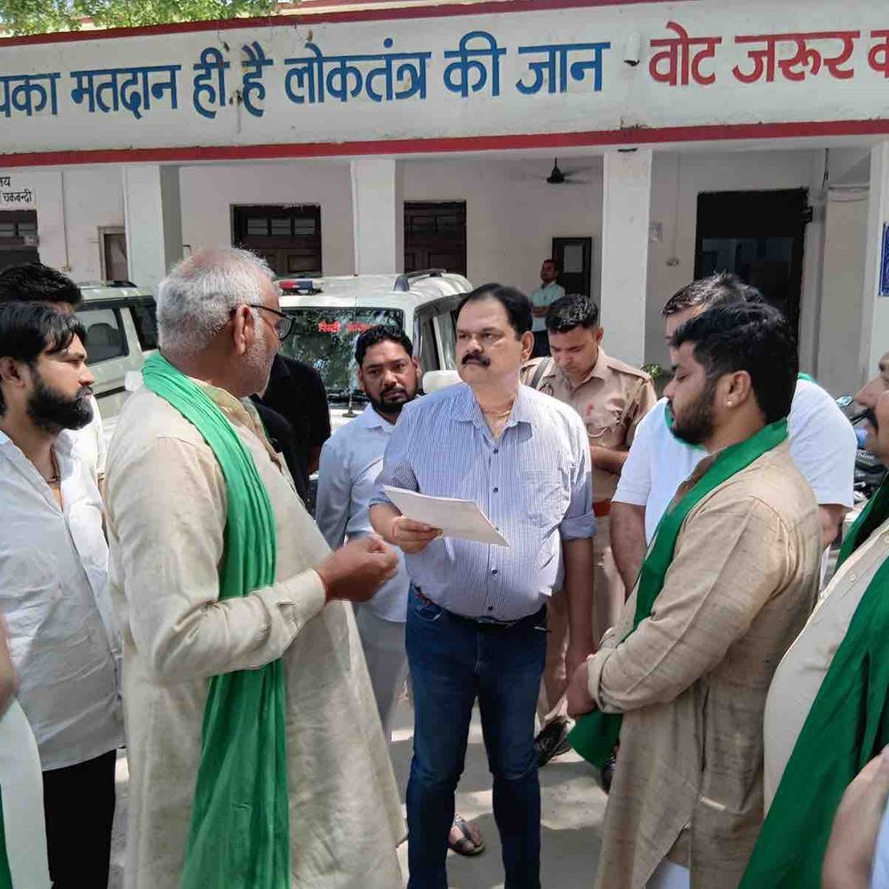 भाकियू (महात्मा टिकैत) ने किसानों की समस्याओं पर सौंपा ज्ञापन:एमएसपी खरीद, मुकदमे वापसी सहित कई मांगें, आंदोलन की चेतावनी