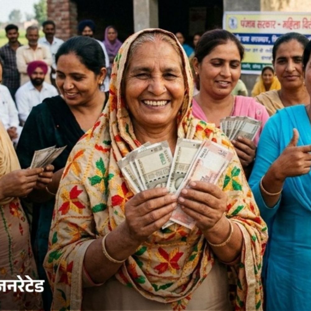 पंजाब- महिलाओं को ₹1000 देने का नोटिफिकेशन जारी:  राज्य का आधार और वोटर कार्ड जरूरी; 13 अप्रैल से आंगनबाड़ी-सेवा केंद्रों में रजिस्ट्रेशन – Punjab News